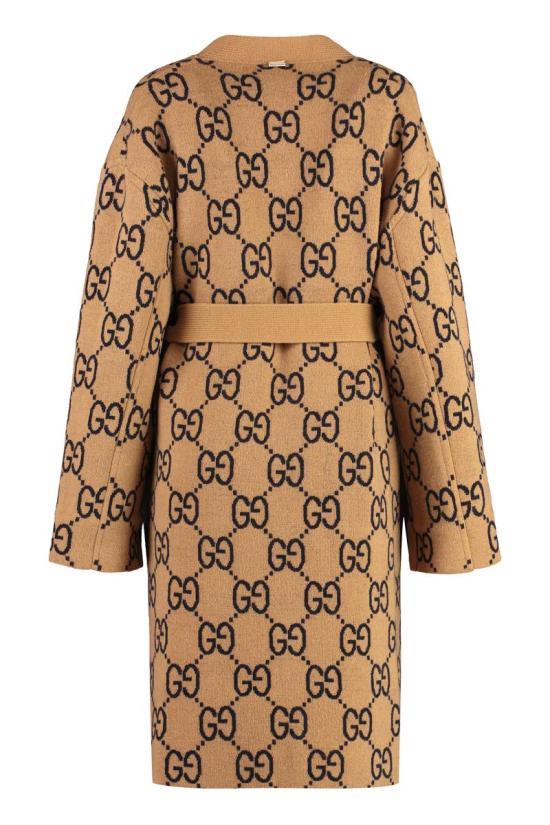  구찌 울 가디건 775752XKDVD 2420 Brown - GUCCI