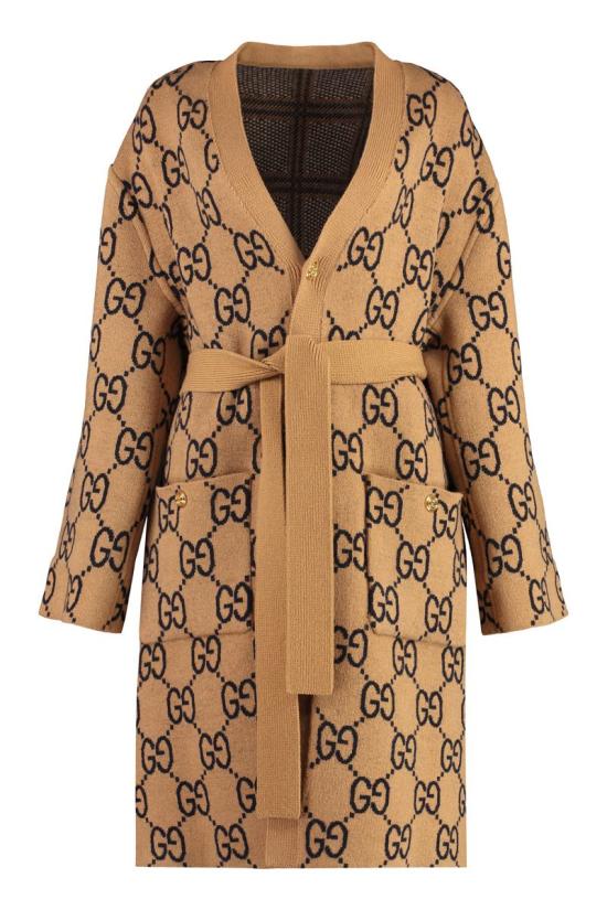  구찌 울 가디건 775752XKDVD 2420 Brown