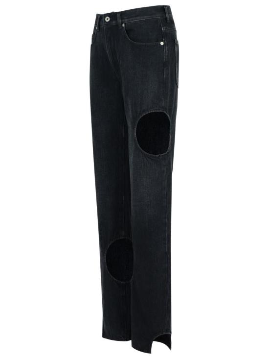 25SS 오프화이트 데님 팬츠 OWYA06AC99DEN0021000 Black - OFF WHITE