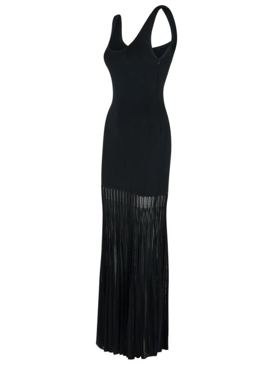 25SS 마이클 코어스 롱 원피스 MF482LFBFD001 Black - MICHAEL KORS