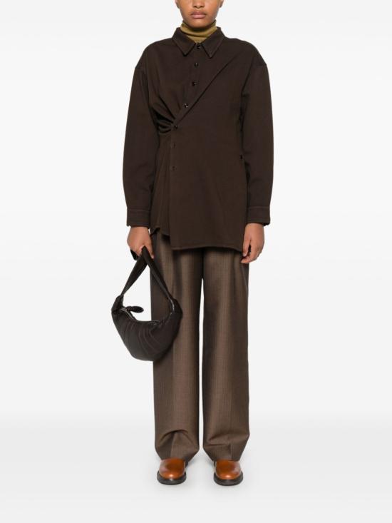  르메르 셔츠 SH1124LD1026 brown - LEMAIRE