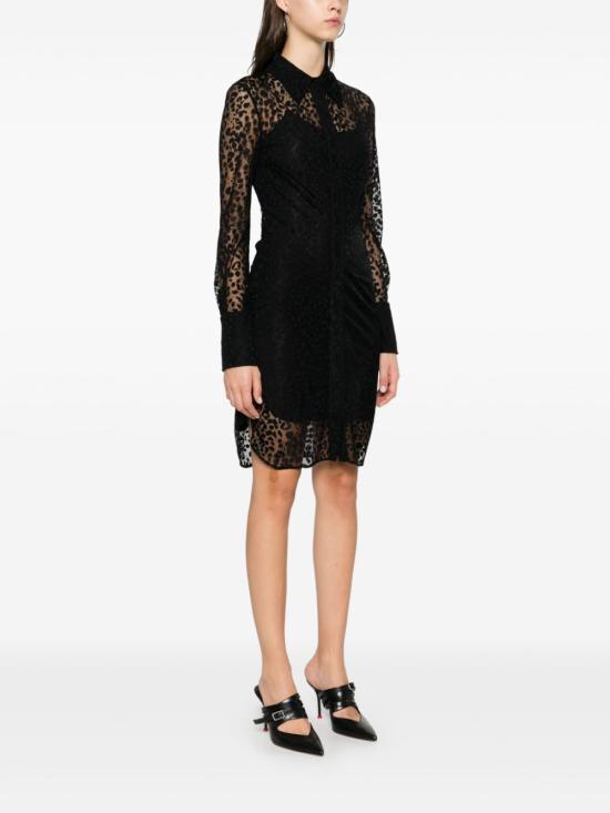  알렉산더 맥퀸 숏 원피스 807978QDAPF black - ALEXANDER MCQUEEN