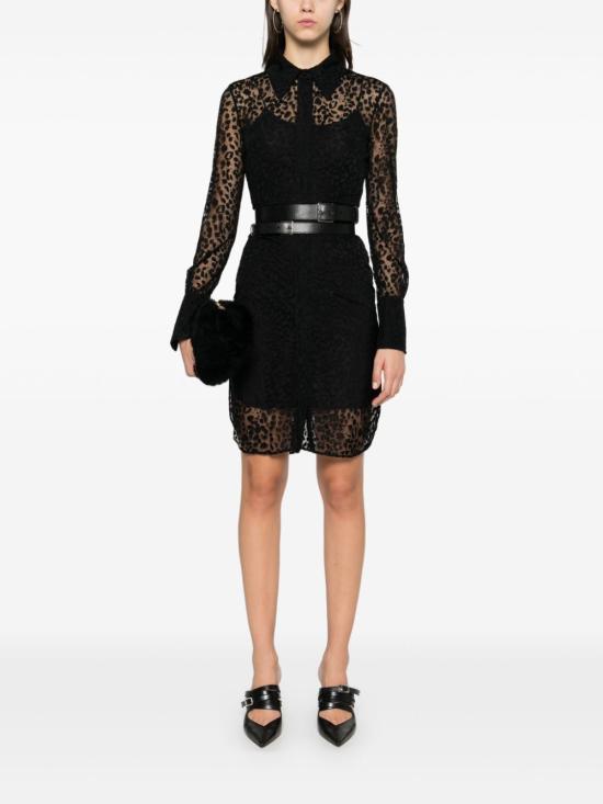  알렉산더 맥퀸 숏 원피스 807978QDAPF black - ALEXANDER MCQUEEN