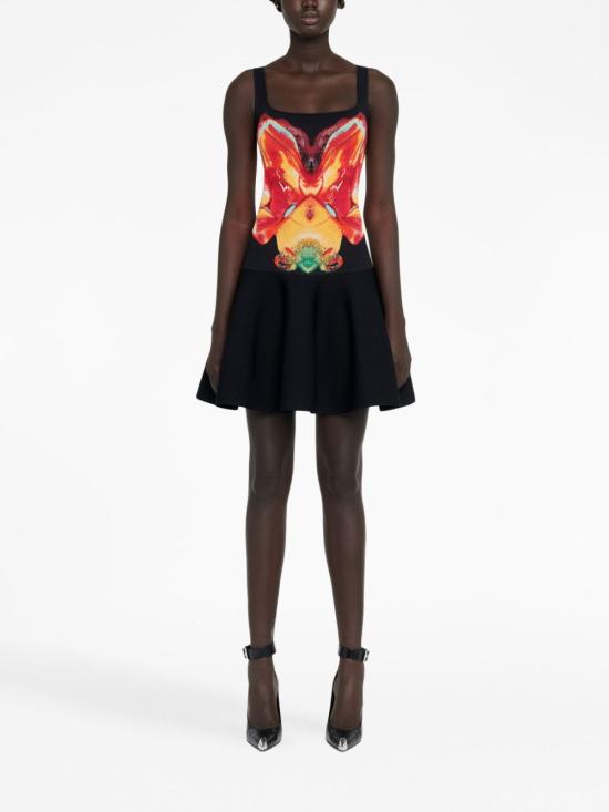  알렉산더 맥퀸 숏 원피스 758519Q1A6G black - ALEXANDER MCQUEEN