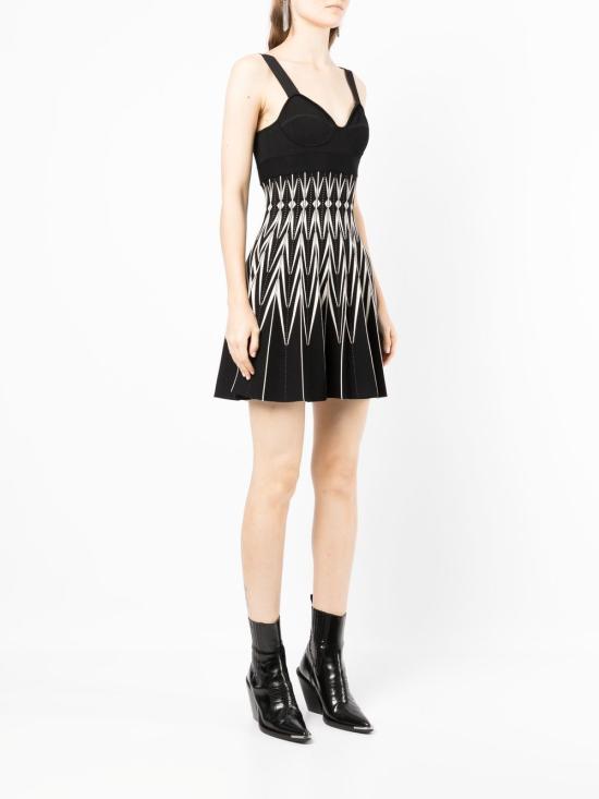  알렉산더 맥퀸 숏 원피스 711383Q1A32 black - ALEXANDER MCQUEEN