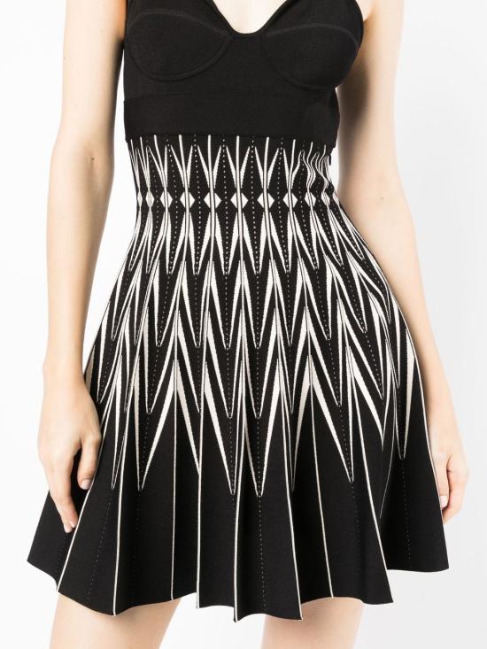  알렉산더 맥퀸 숏 원피스 711383Q1A32 black - ALEXANDER MCQUEEN