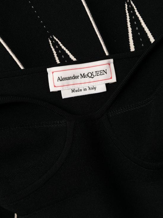  알렉산더 맥퀸 숏 원피스 711383Q1A32 black - ALEXANDER MCQUEEN