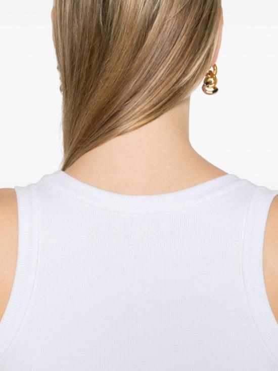  알렉산더 맥퀸 민소매 티셔츠 803237QLADJ white - ALEXANDER MCQUEEN