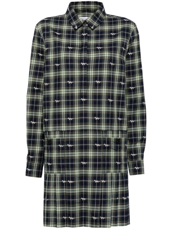  메종키츠네 미디 원피스 NW01605WW0118B482