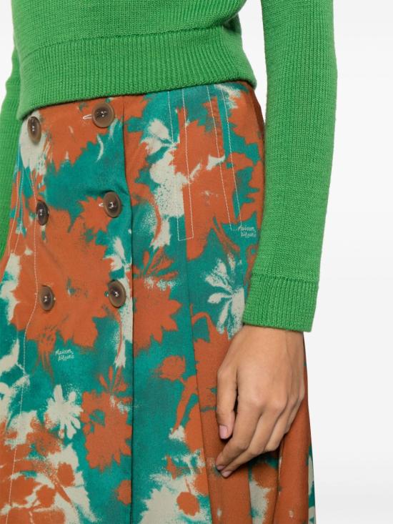  메종키츠네 미디 스커트 LW01508WF4014M184 - MAISON KITSUNE