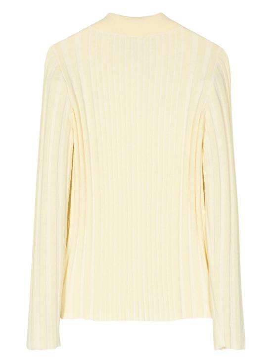  메종키츠네 가디건 MW00205KT1104P726 lemon - MAISON KITSUNE