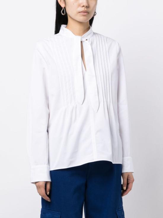  메종키츠네 블라우스 LW00602WC0030 white - MAISON KITSUNE