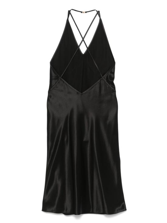  생로랑 미디 원피스 797614Y001W black - SAINT LAURENT