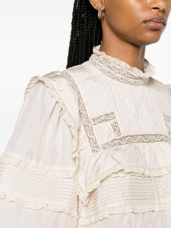  이자벨마랑 블라우스 HT0358FAB1J10I beige - ISABEL MARANT