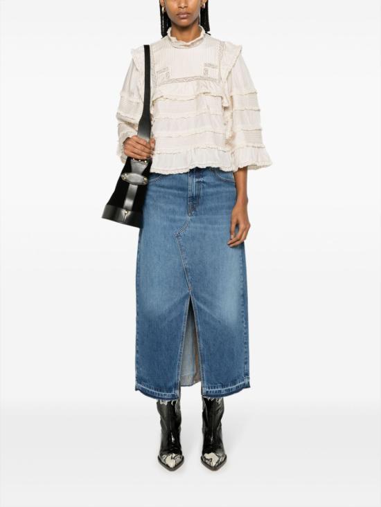  이자벨마랑 블라우스 HT0358FAB1J10I beige - ISABEL MARANT