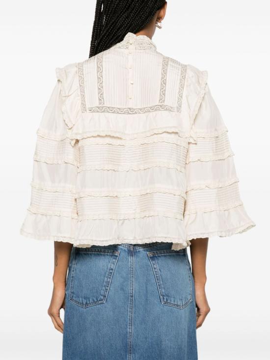  이자벨마랑 블라우스 HT0358FAB1J10I beige - ISABEL MARANT