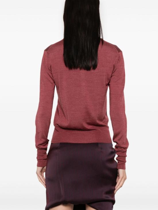  비비안웨스트우드 가디건 1803002PY001A dark red - VIVIENNE WESTWOOD