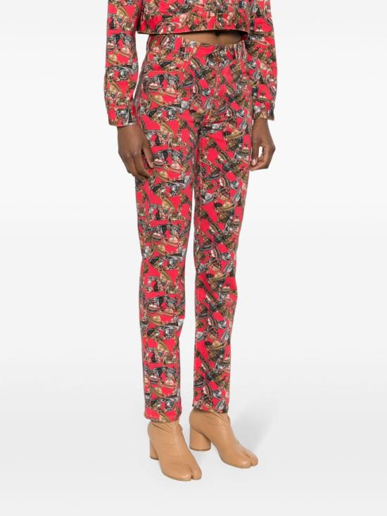  비비안웨스트우드 스트레이트 팬츠 19020027W00SD - VIVIENNE WESTWOOD