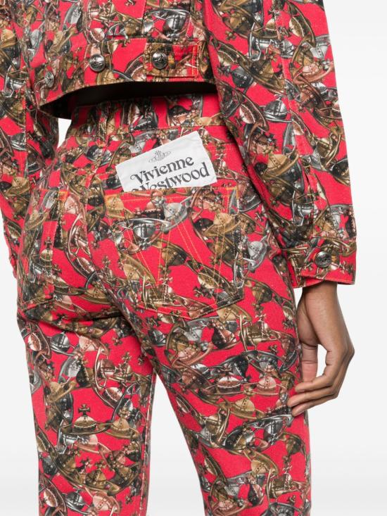  비비안웨스트우드 스트레이트 팬츠 19020027W00SD - VIVIENNE WESTWOOD