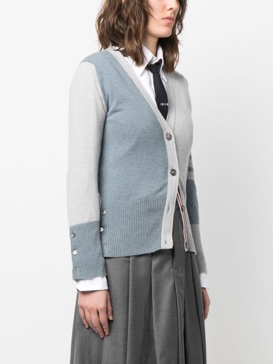  톰브라운 가디건 FKC001F00011 grey - THOM BROWNE