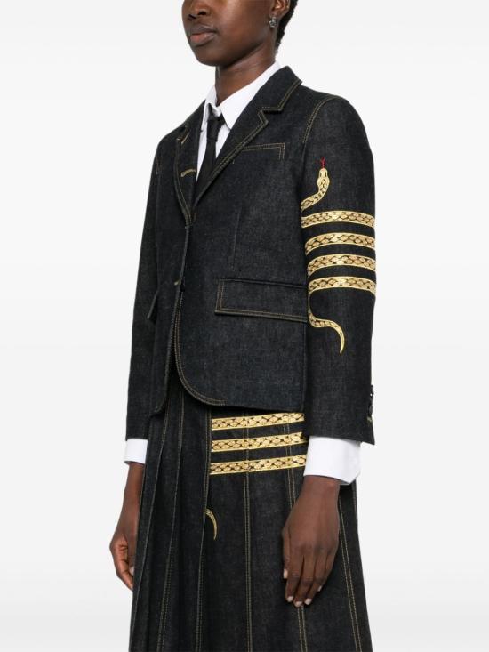  톰브라운 수트 자켓 FBC812EE1184 navy - THOM BROWNE