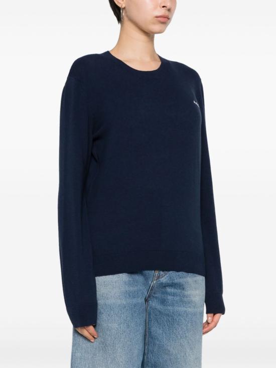  아페쎄 스웨터 COEZJF23294 navy - A.P.C.