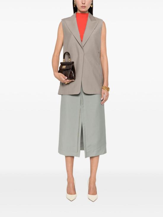  펜디 미디 스커트 FQ7572S9A grey - FENDI