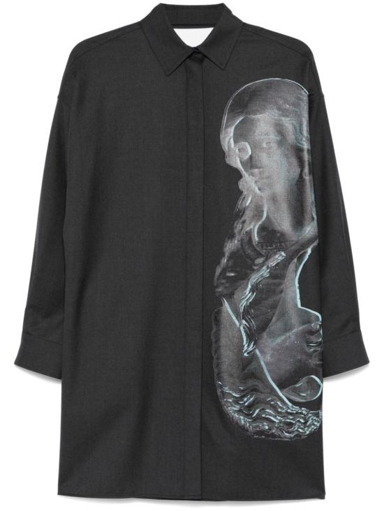  펜디 숏 원피스 FDD179ARUY dark grey