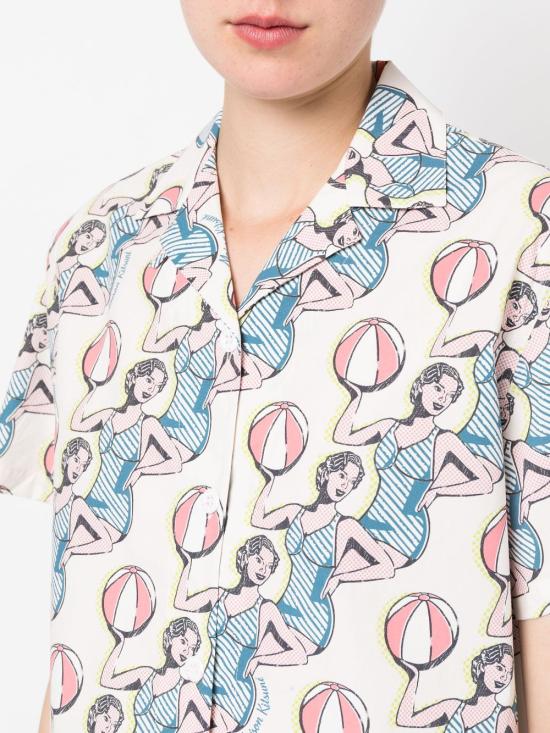  메종키츠네 셔츠 KW00408WC4025 - MAISON KITSUNE