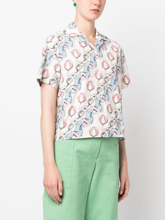  메종키츠네 셔츠 KW00408WC4025 - MAISON KITSUNE