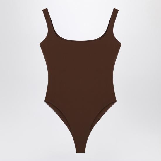  엔타이어 스튜디오 바디수트 티셔츠 ES2356NY Brown - ENTIRE STUDIOS