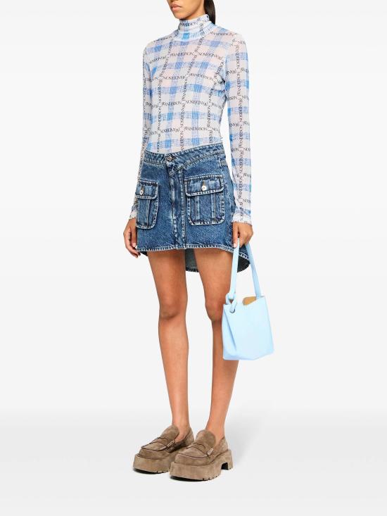  JW앤더슨 숏 스커트 DK0026PG1619 172 MID BLUE - JW ANDERSON