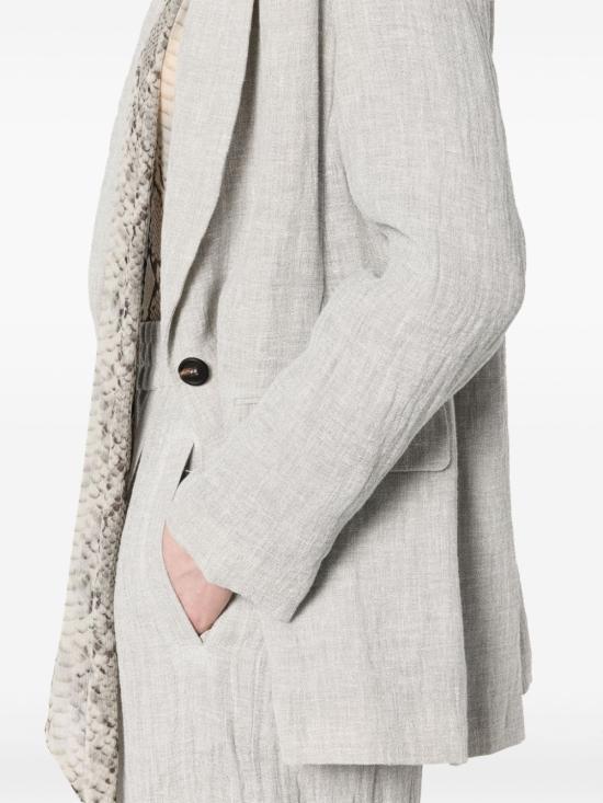  브루넬로 쿠치넬리 수트 자켓 MH570T2519C1010 grey - BRUNELLO CUCINELLI