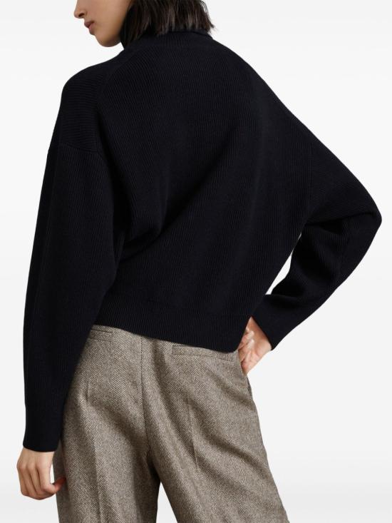  브루넬로 쿠치넬리 터틀넥 M16129313C101 black - BRUNELLO CUCINELLI