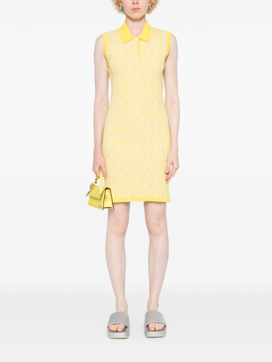  펜디 미디 원피스 FZDC69ASOT - FENDI