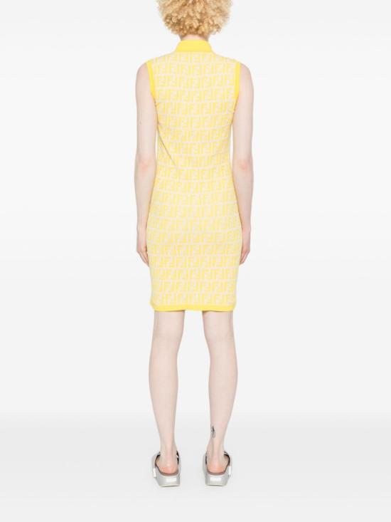  펜디 미디 원피스 FZDC69ASOT - FENDI