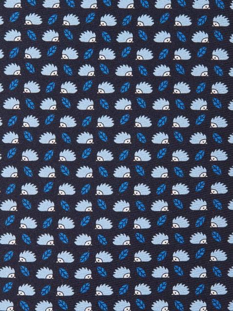  에르메네질도제냐 넥타이 Z8W09TA81P7BL1 DARK BLUE DOM - ERMENEGILDO ZEGNA