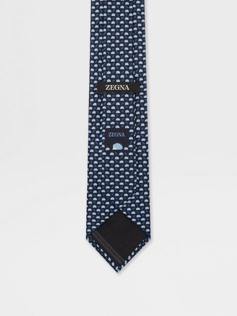  에르메네질도제냐 넥타이 Z8W09TA81P7BL1 DARK BLUE DOM - ERMENEGILDO ZEGNA