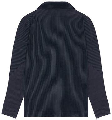  옴므 플리세 이세이 미야케 긴팔 셔츠 HP48JJ12374 MIDNIGHT BLUE DOM - HOMME PLISSE' ISSEY MIYAKE