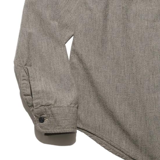  휴먼메이드 긴팔 셔츠 HM28SH003GRY GRAY DOM - HUMANMADE