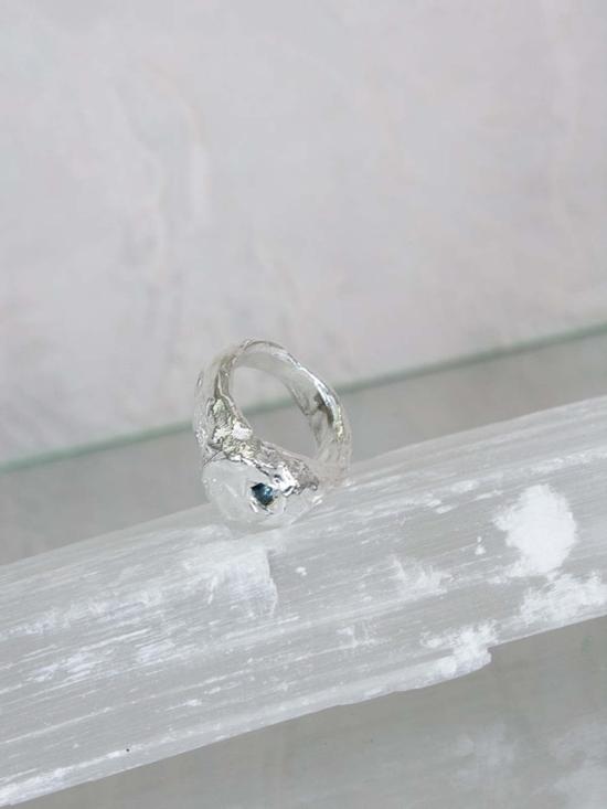  시무에로 반지 마레아 링 실버/블루 토파즈 - SIMUERO