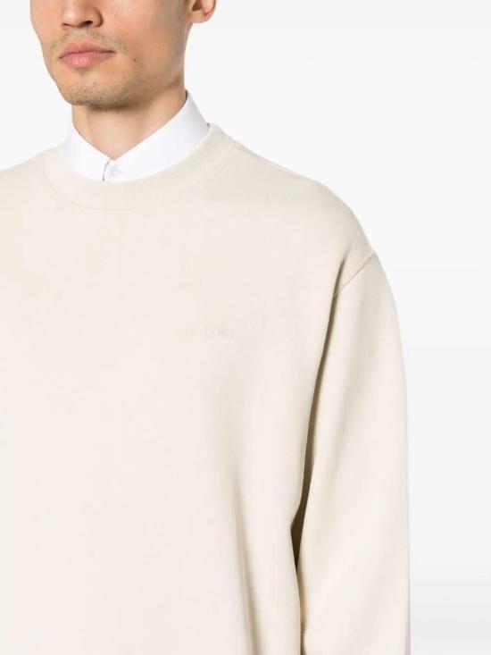  아미 긴팔 티셔츠 H23USW016JE0052 ecru - AMI