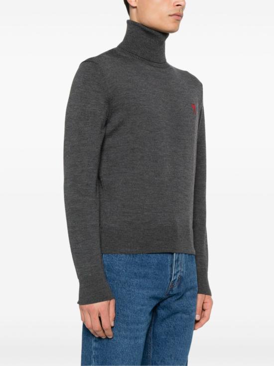  아미 터틀넥 H23FKS411KN0025 anthracite - AMI