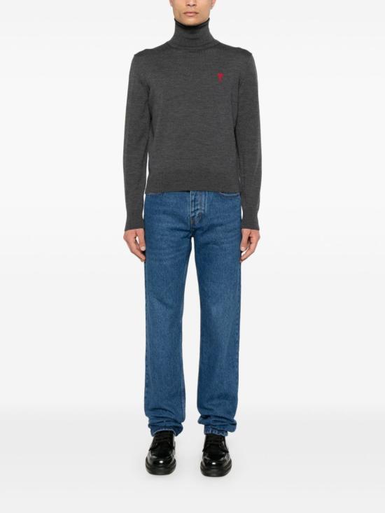  아미 터틀넥 H23FKS411KN0025 anthracite - AMI