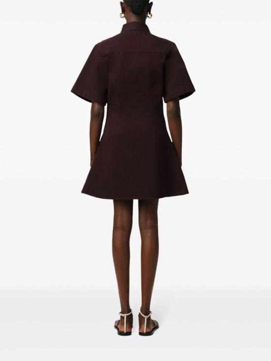  아미 숏 원피스 E25FDR404DE0034 brown - AMI