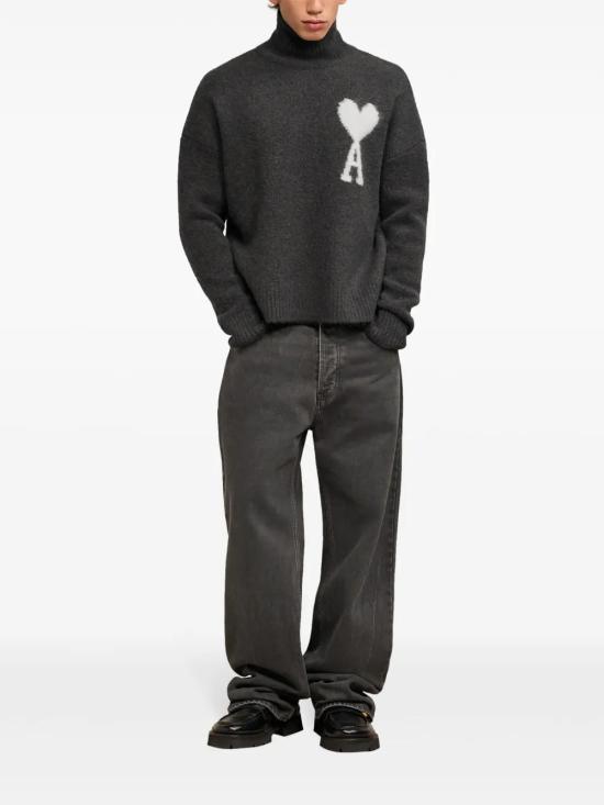  아미 터틀넥 UKS425KN0032 grey - AMI
