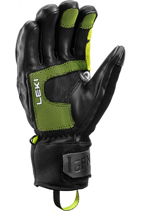  레키 기타 653843303 BLACK LIME WHITE DOM - LEKI