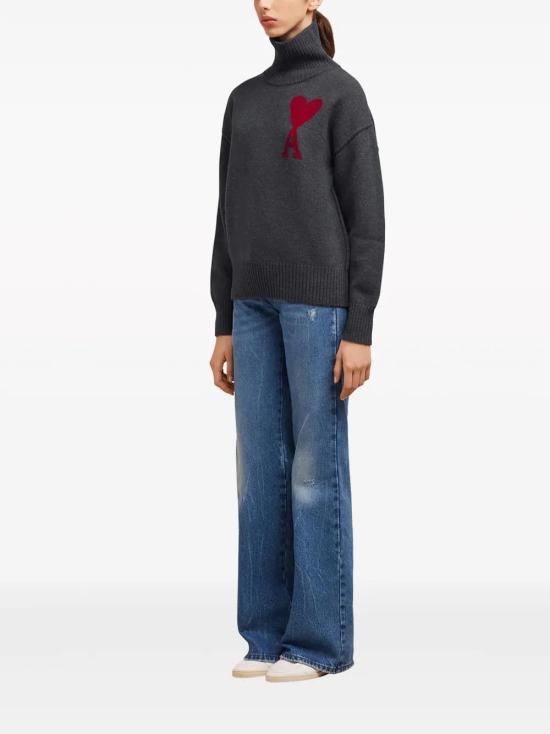  아미 터틀넥 E25BFUKS406018 grey - AMI