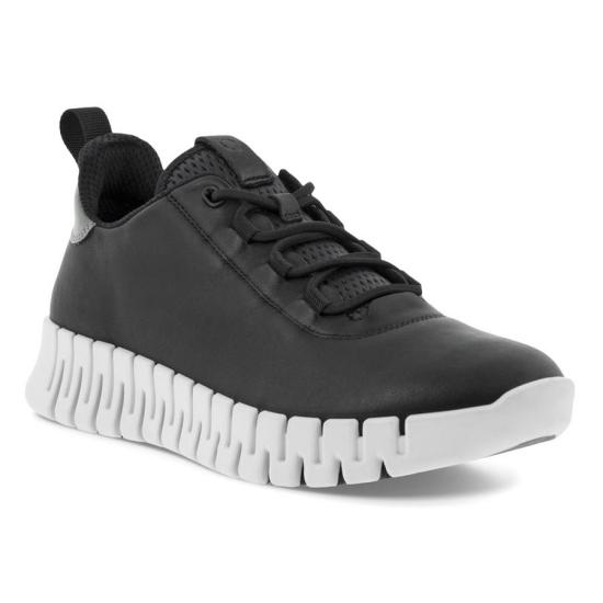  에코 스니커즈 21820360719 BLACK LIGHT GREY DOM - ECCO