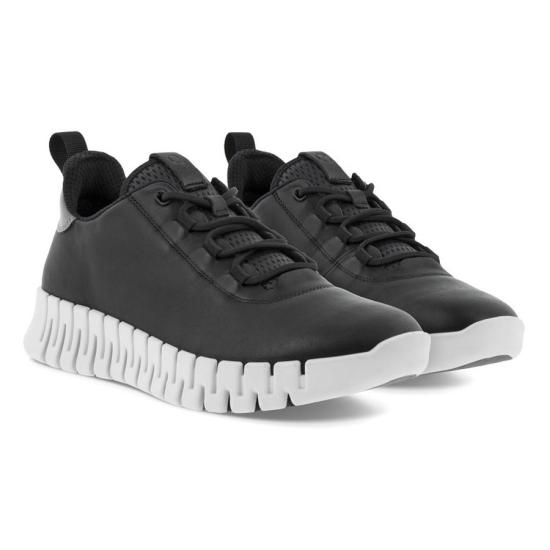  에코 스니커즈 21820360719 BLACK LIGHT GREY DOM - ECCO
